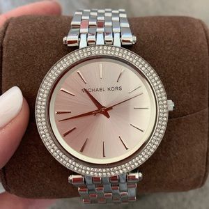 Silver MICHAEL Michael Kors Round Watch
